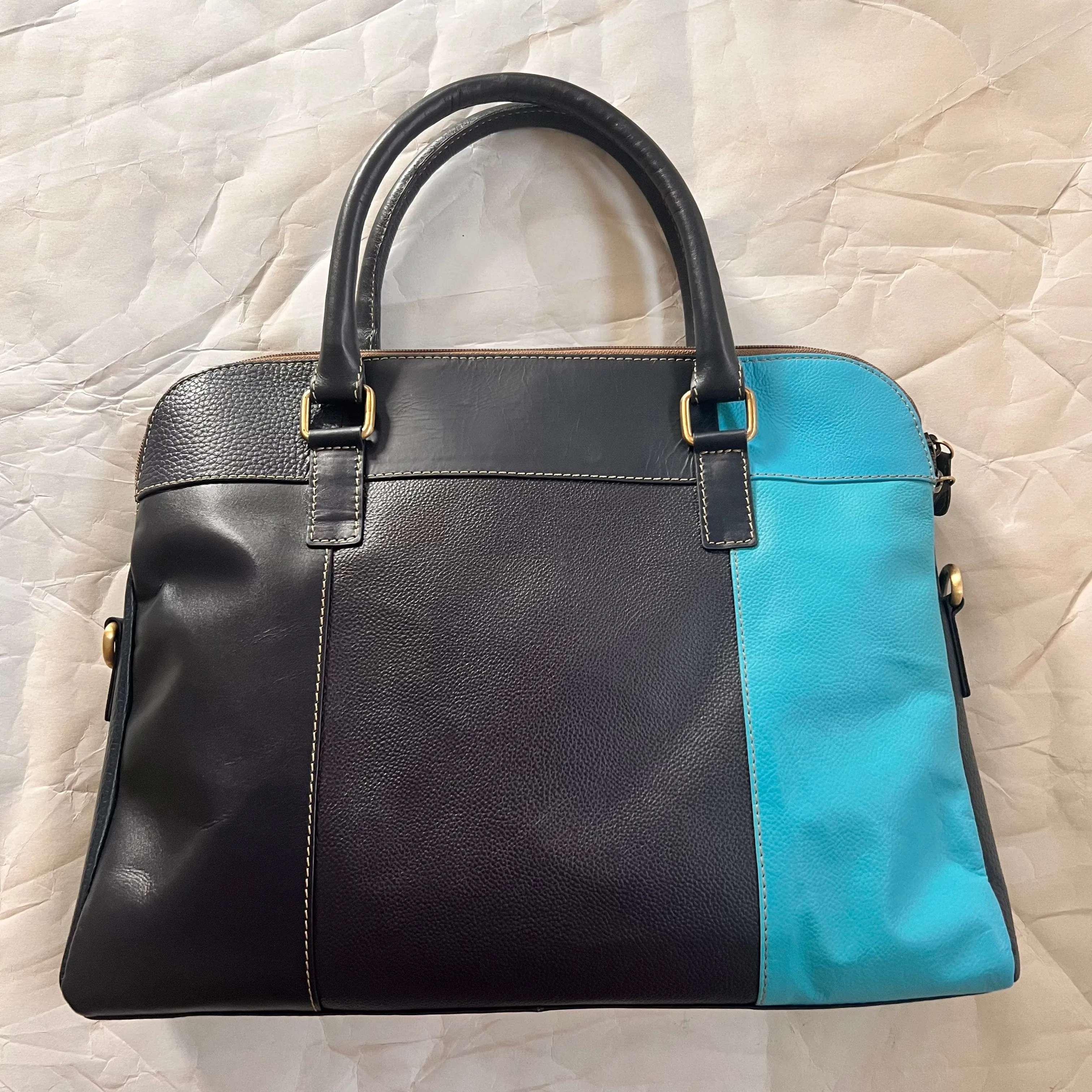 Soruka - Emilia Briefcase, Blues & Cheetah