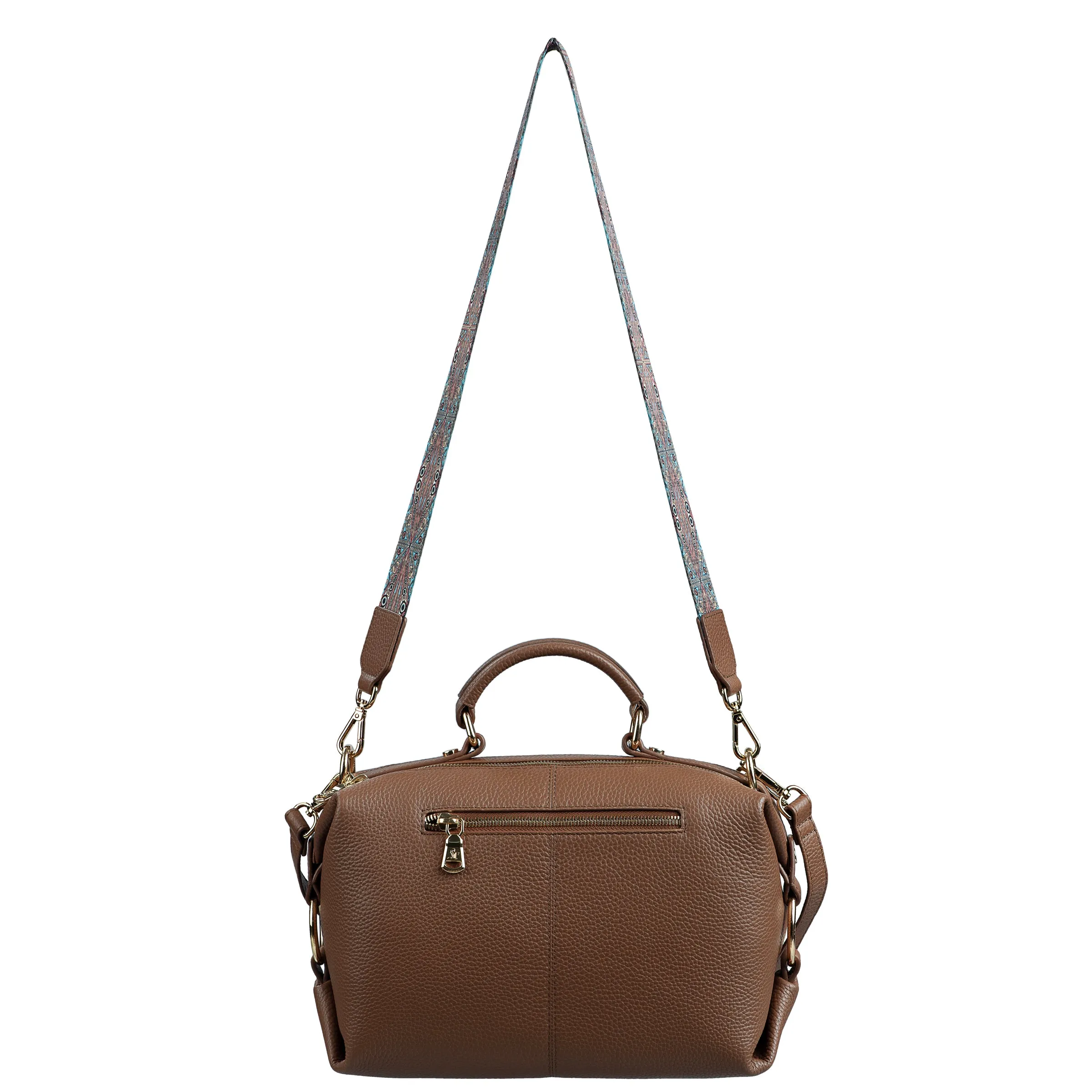 Stacy Leather Handbag For Women | Sling Purse for Women | 100% Genuine Leather Crossbody Bag | Ideal For Office, Meeting, Travel, Party | Color: Tan, Black, Green & Blue