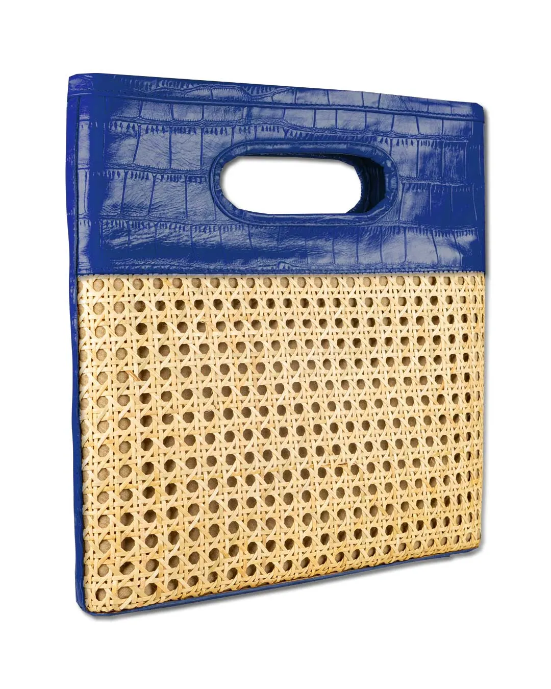 SUGAR CANE SLIM TOTE | BRIGHT BLUE