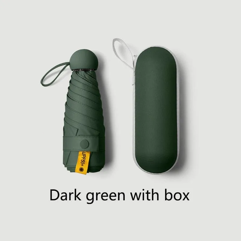 SunGuard: Ultra Compact UV-Protective Mini Umbrella for On-the-Go Protection