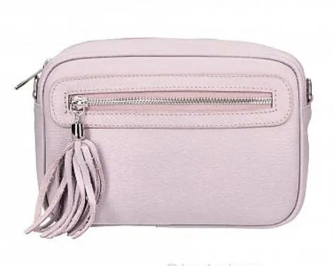 TAMMY Italian leather large cross body bag