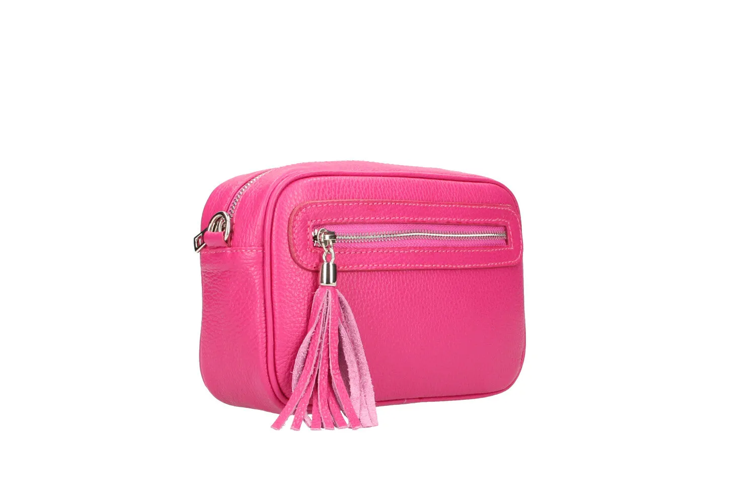 TAMMY Italian leather large cross body bag