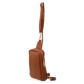 Tan Leather Sling Bag
