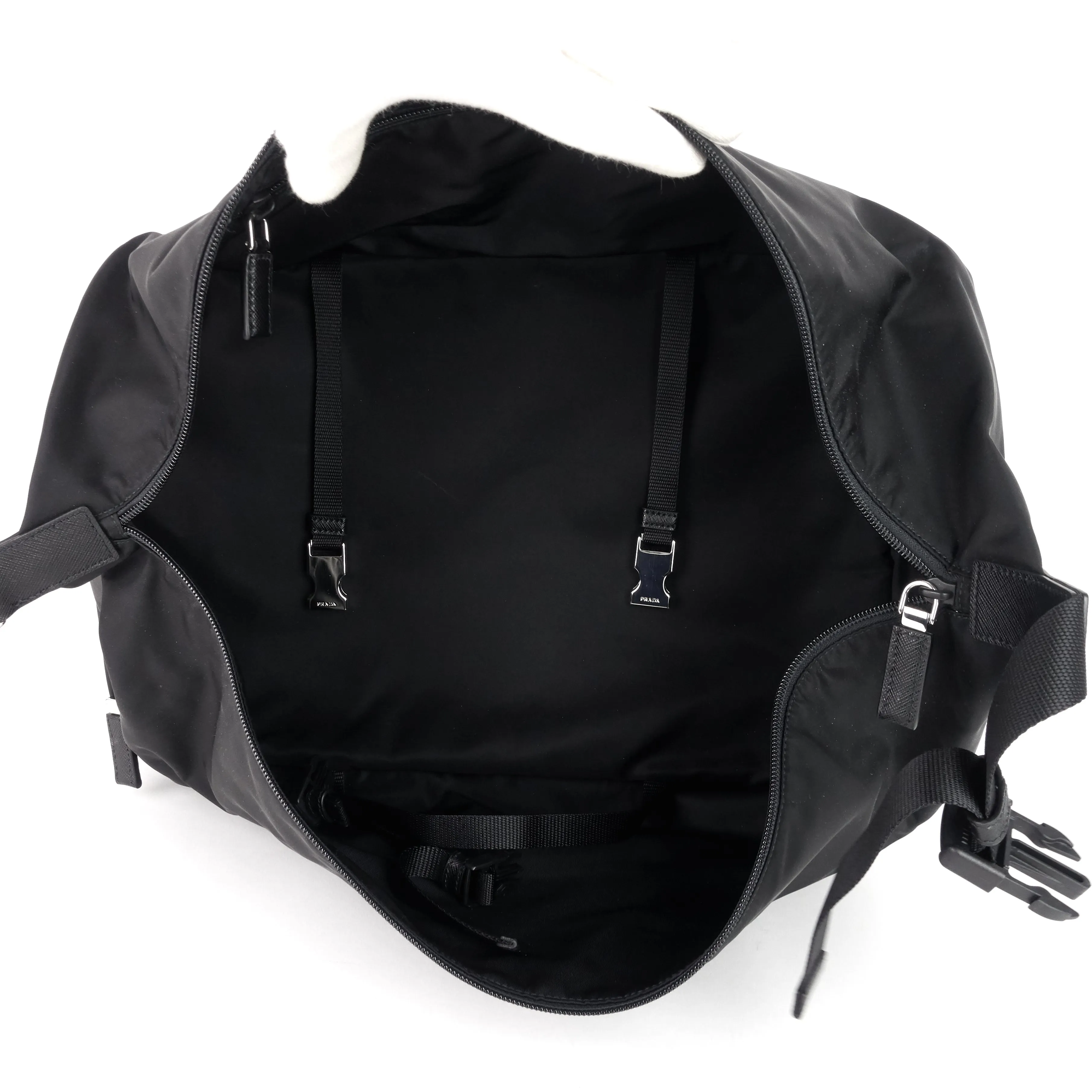 Tessuto Nylon Large Single Buckle Backpack
