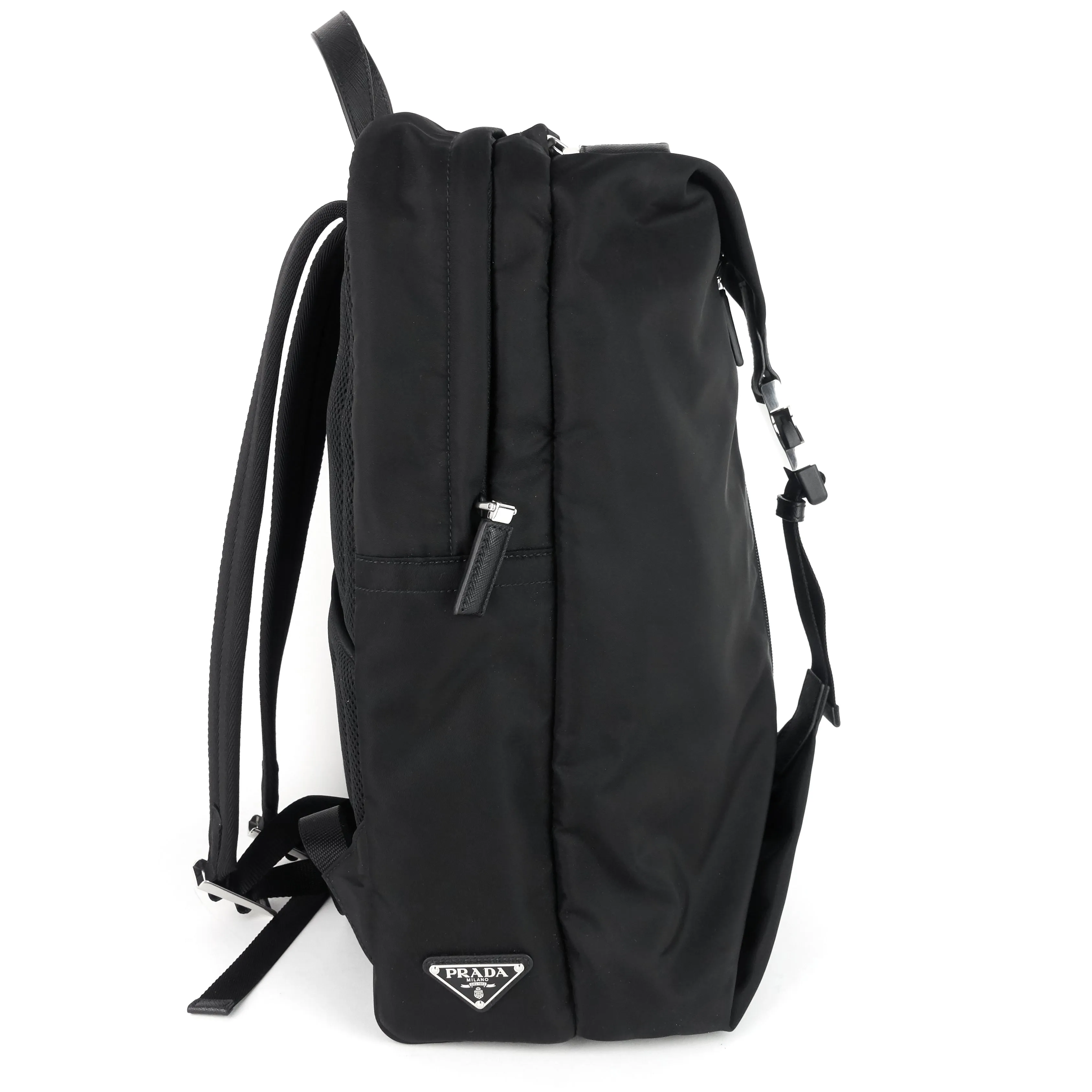 Tessuto Nylon Large Single Buckle Backpack