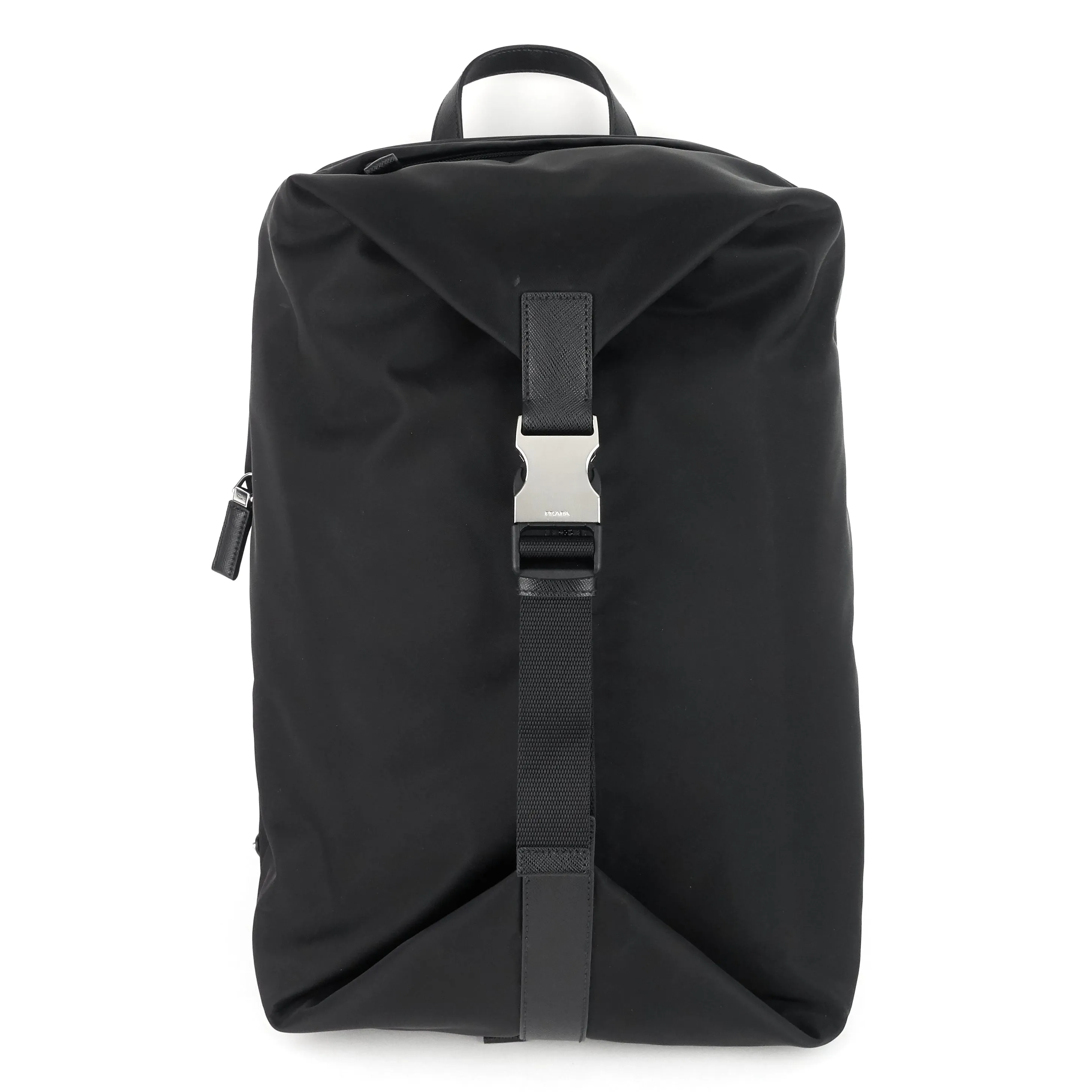 Tessuto Nylon Large Single Buckle Backpack