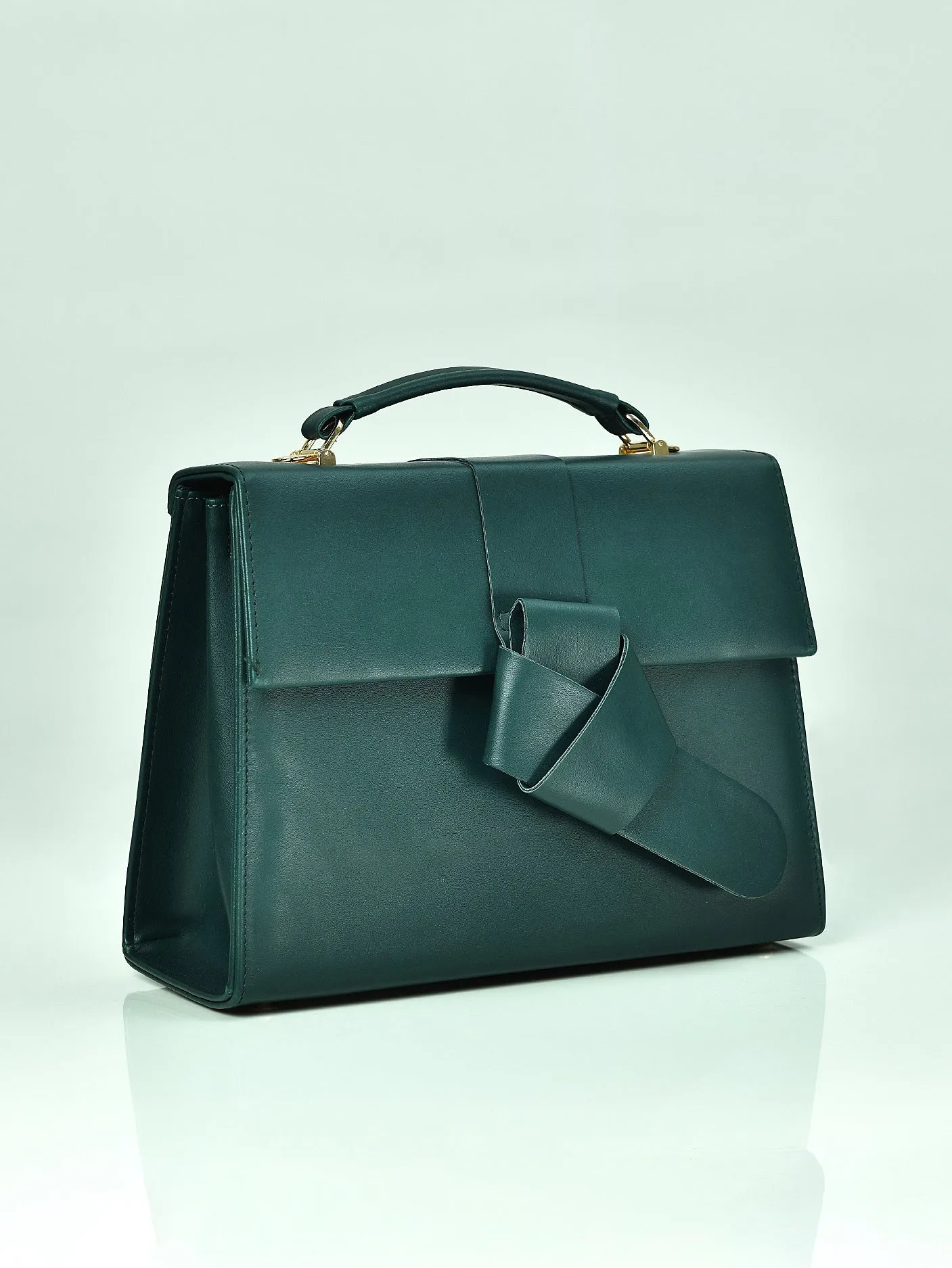 Tie Knot Box Hand Bag