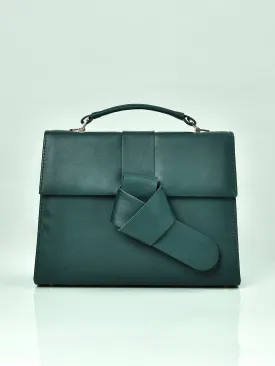 Tie Knot Box Hand Bag