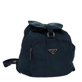 Trendy Inspired Prada Backpack Nylon Green Auth 74575