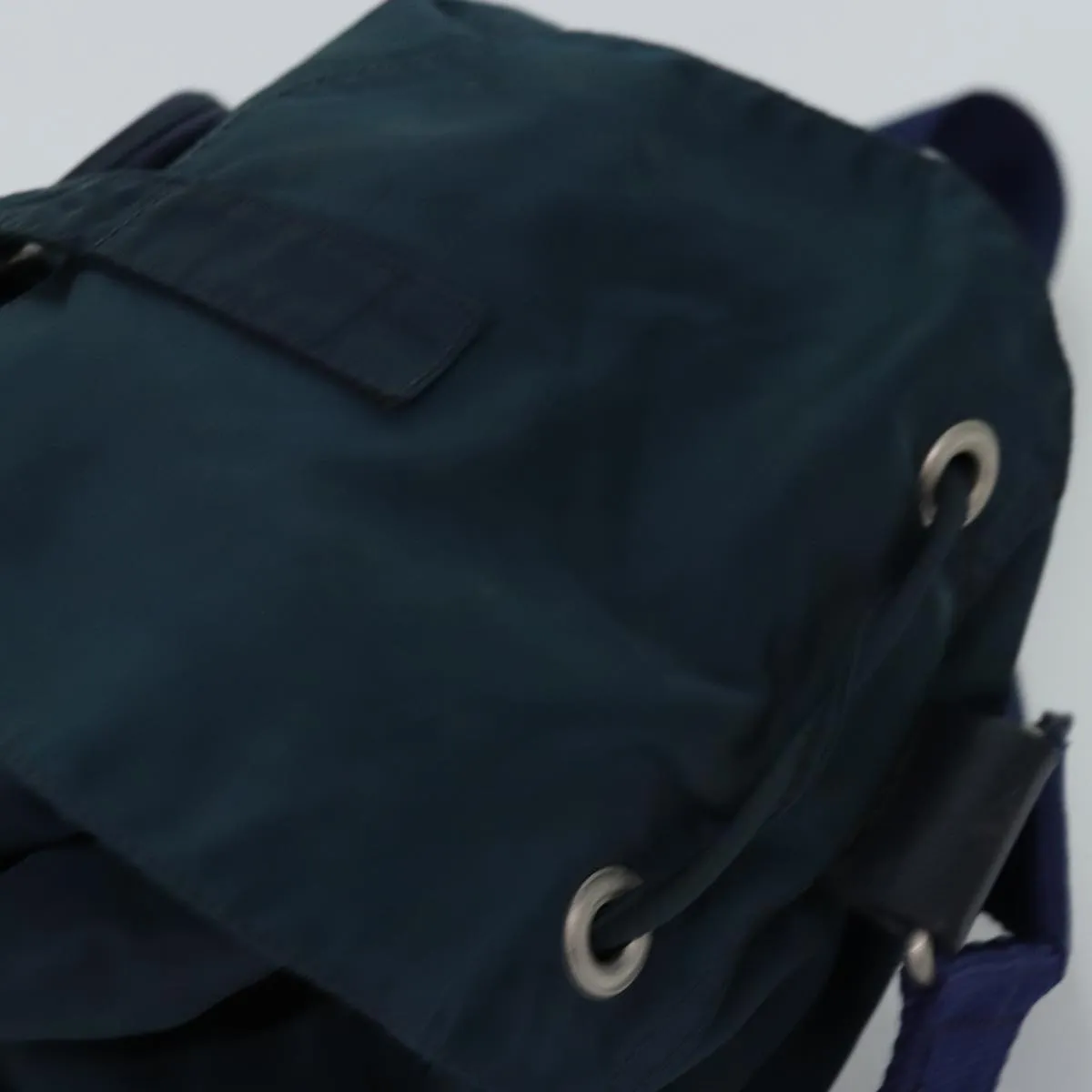 Trendy Inspired Prada Backpack Nylon Green Auth 74575