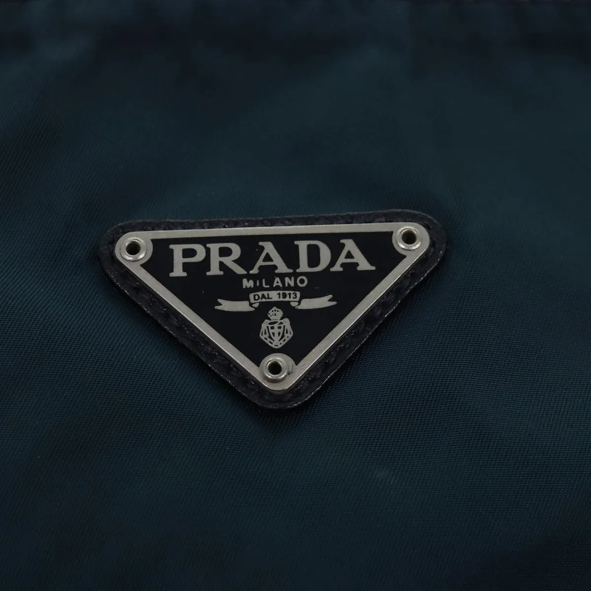 Trendy Inspired Prada Backpack Nylon Green Auth 74575