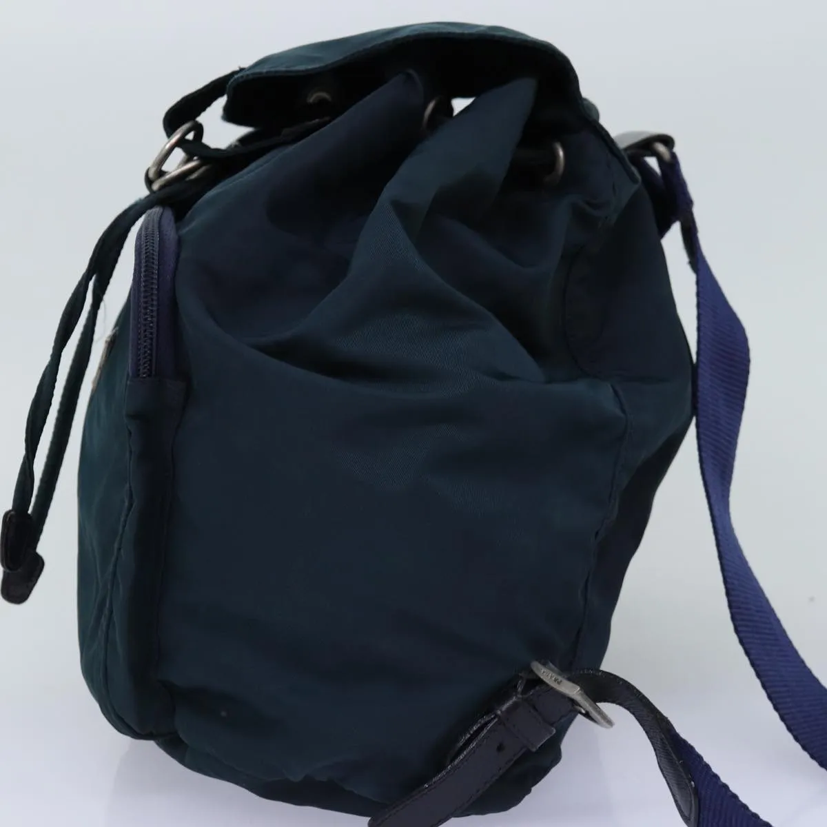 Trendy Inspired Prada Backpack Nylon Green Auth 74575