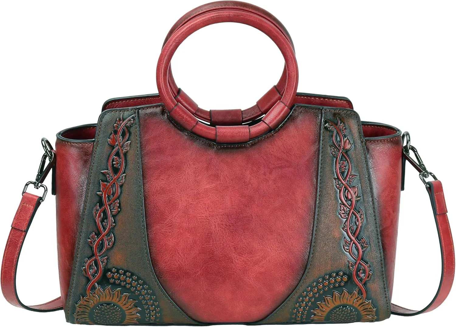 Women Satchel Handbags Crossbody Bag Top Handle Purse ans Hanbags Leather Shoulder Bag Hobo Medium Size Tote